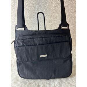 Baggallini Black Nylon Crossbody Purse Water Resistant Bag
